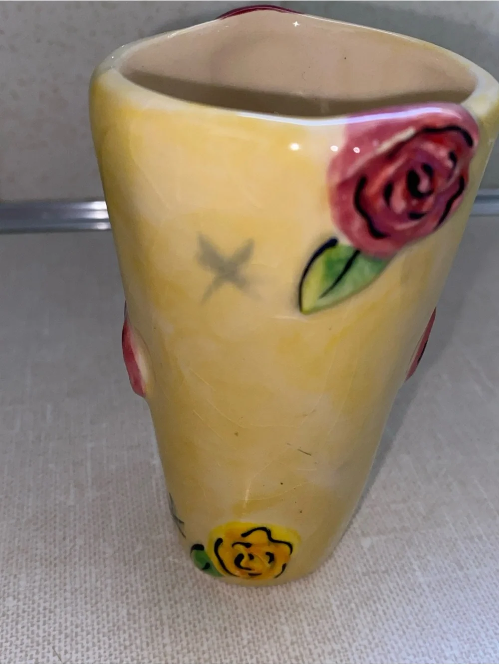 Julia Junkin Hand Painted Ceramic Vase Blossom Mini Bud Vase